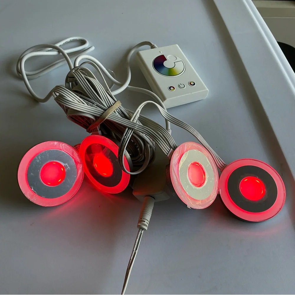 IKEA Dioder LED 4 Piece Light Strip Set 21777 Multi Color Changing Lights